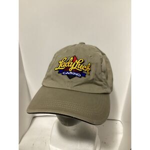 men's adj. cap tan Lady Luck Casino Caruthersville
